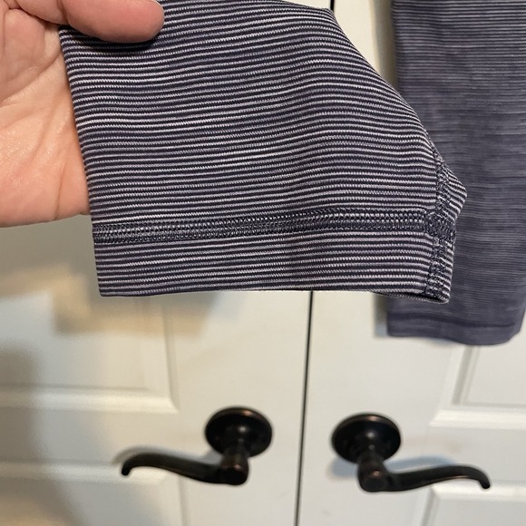 Lululemon Align Crop 21 Leggings Heathered Blue Grey Athletic Yoga Pants‎ - Picture 3 of 9